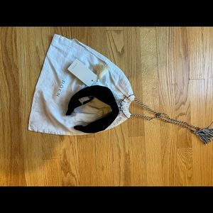 Dôen velvet headband, black NWT